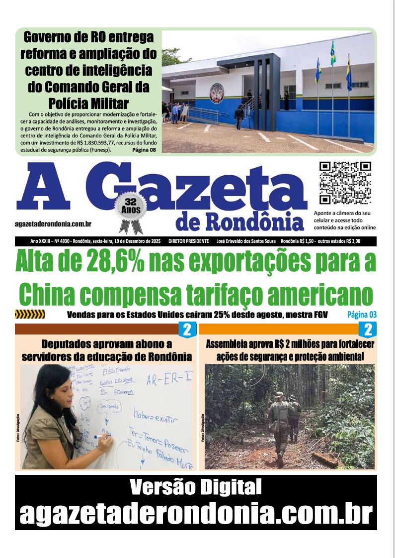 CAPA EDIÇÃO DO DIA 19 12