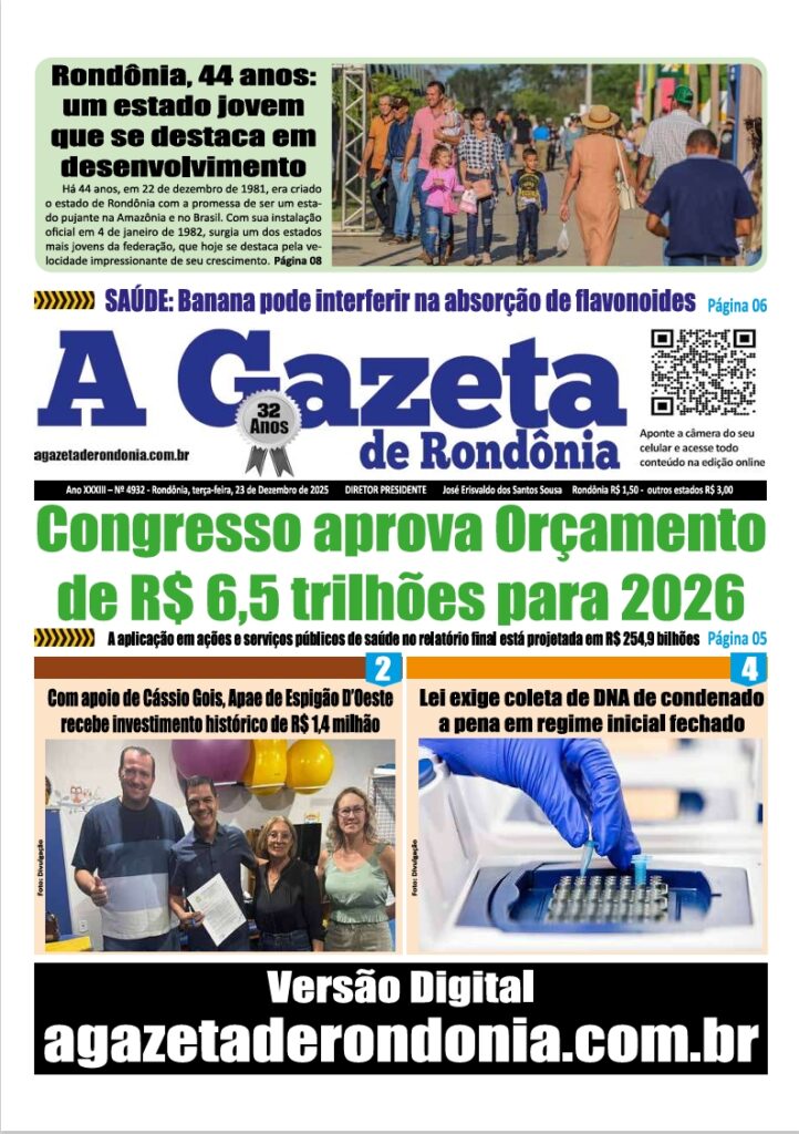 CAPA EDIÇÃO DO DIA 23 12