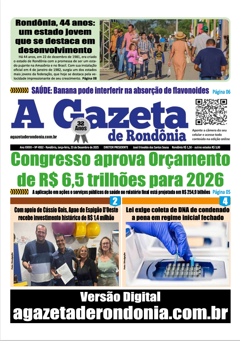 CAPA EDIÇÃO DO DIA 23 12